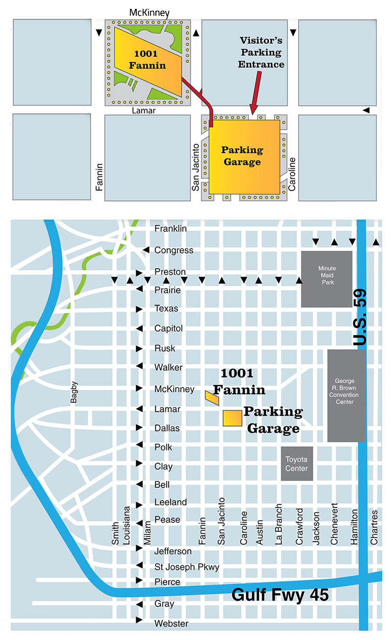 Enervest Parking Map